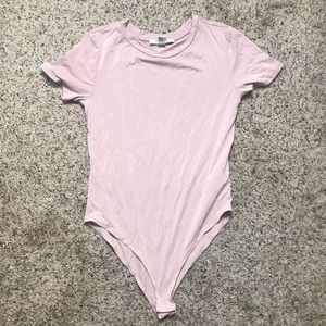 Baby Pink Forever 21 Bodysuit